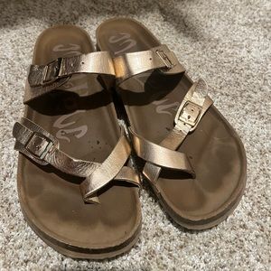 Mad Love Rose Gold Sandals